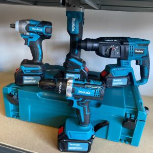 MAKITA AKU SET 4u1 Bušilica-Brusilica - Hilti-Odvijač 4x Baterije